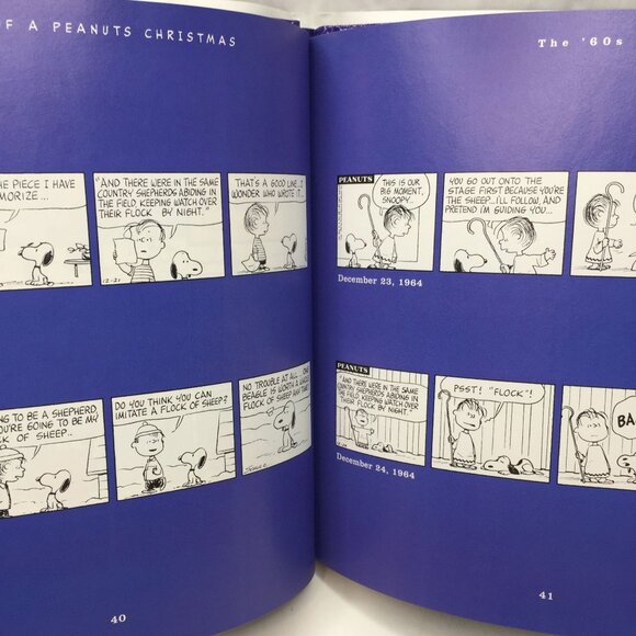 The Joy Of A Peanuts Christmas Book 50 Years Holiday Comics Charlie Brown Snoopy - Picture 5 of 14